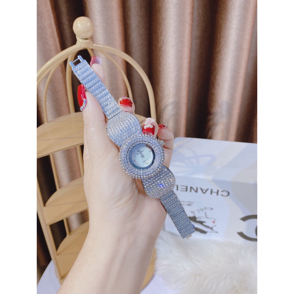 Đồng hồ nữ BS lắc cánh hoa anh đào full đá | BigBuy360 - bigbuy360.vn