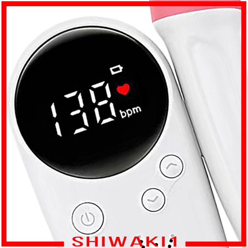 Máy đo nhịp tim thai nhi đầu dò 2.5MHz với màn hình LCD cho mẹ bầu