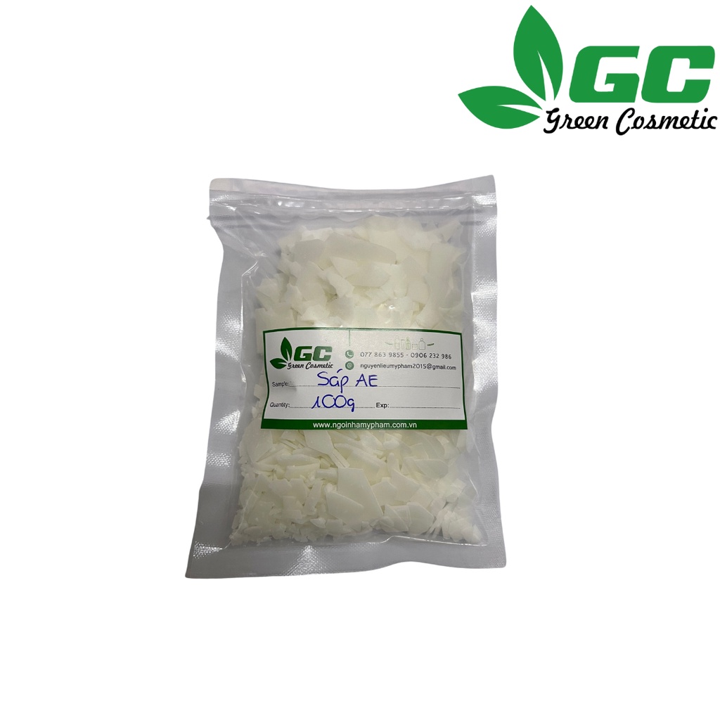 Sáp nhũ hoá AE - Nguyên liệu mỹ phẩm 100G