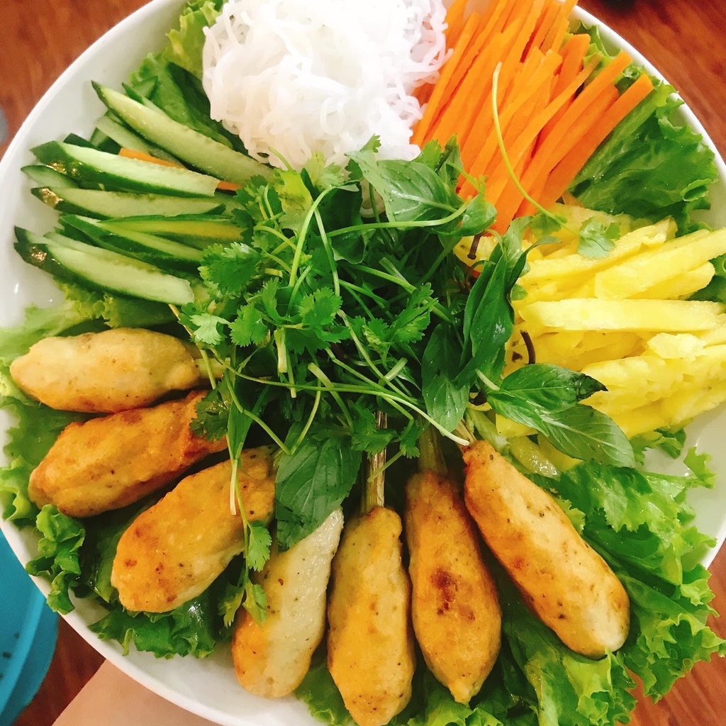 Chả Ức Gà bọc sả healthy The Happy Food VN - 500g