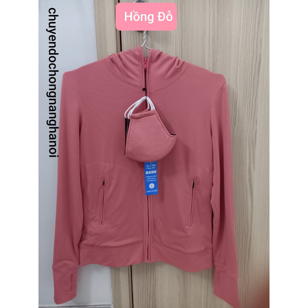 Áo chống nắng 2 lớp cotton thông hơi chống tia UV, bụi Nano cao cấp | BigBuy360 - bigbuy360.vn