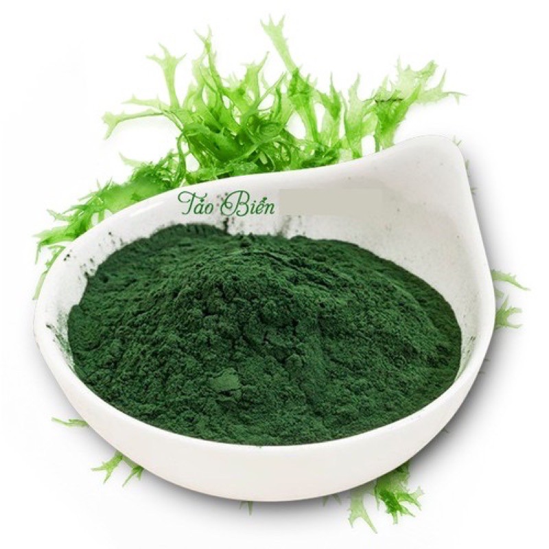 100gr Bột tảo xoắn  Spirulina vi kim nguyên chất handmade giá sỉ tại gốc