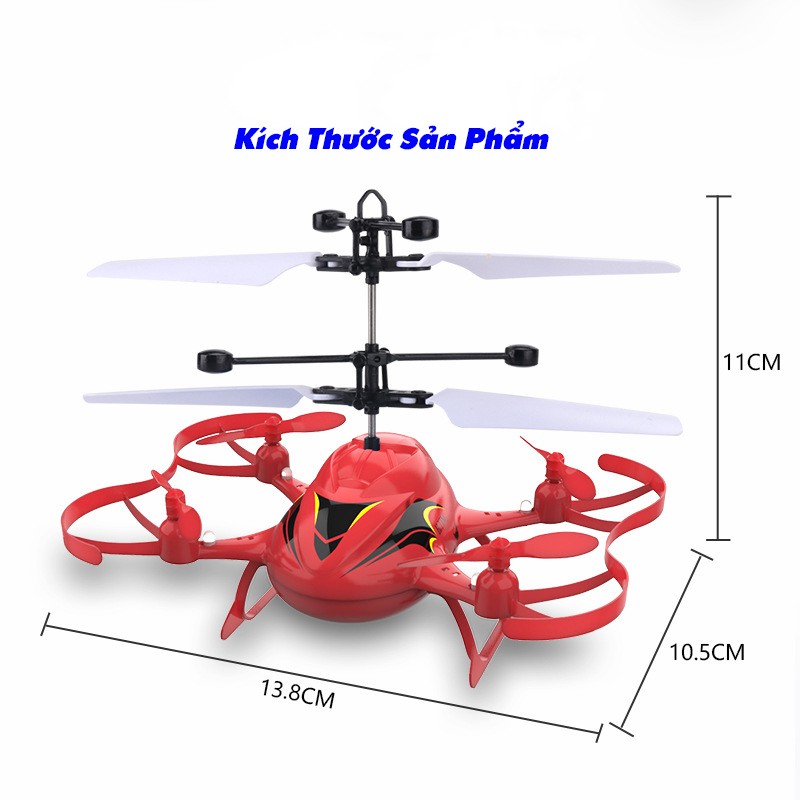 Helicopter - Máy Bay Điều Khiển Từ Xa Có Điều Khiển Và Cảm Biến - Đồ Chơi Giải Trí Cho Bé - Smarthome Toys