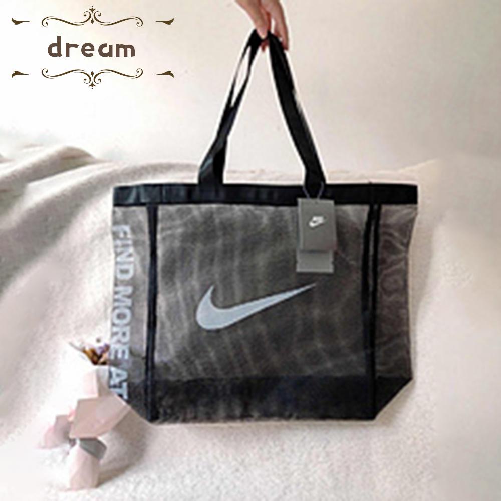 Tote Bag Storage Bag Students Lunch Bags Handbag High Capacity Mesh Bag
