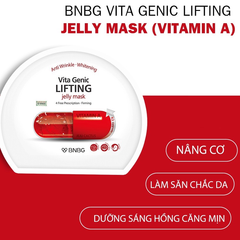 Combo 5 Mặt Nạ Giấy BNBG Vita Genic Jelly Mask (30mlx5)