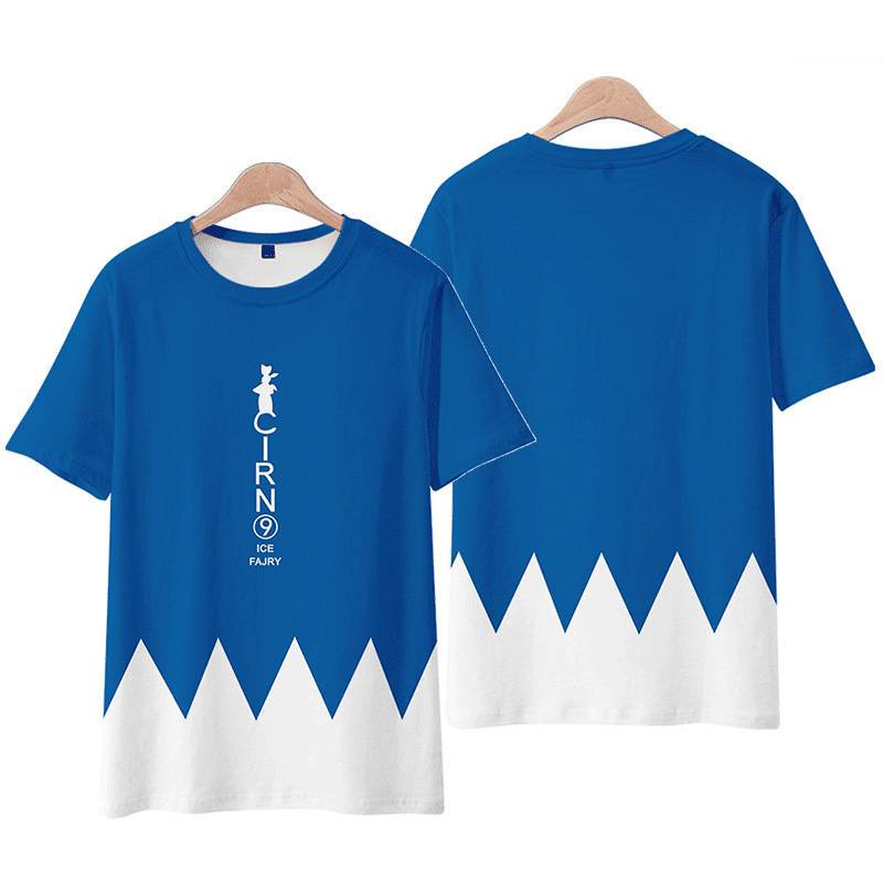 Áo Thun Tay Ngắn Dáng Rộng In Họa Tiết Touhou Project 3D Phong Cách Unisex