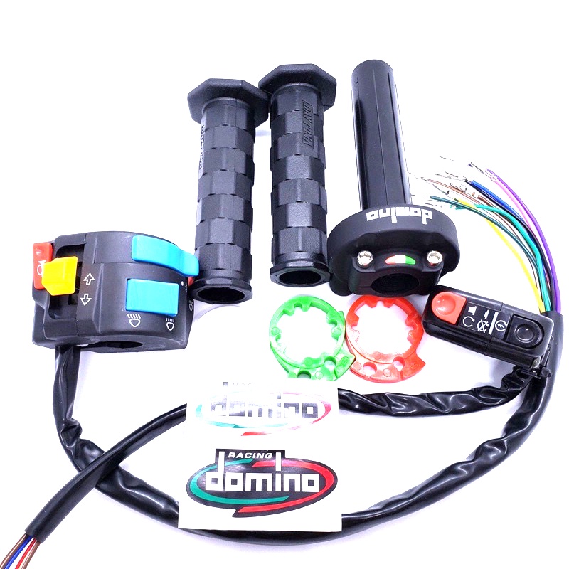 COMBO cùm tăng tốc domino + 2 cùm công tắc FZ passing trái và phải  dùng cho tất cả mẫu xe hiện na