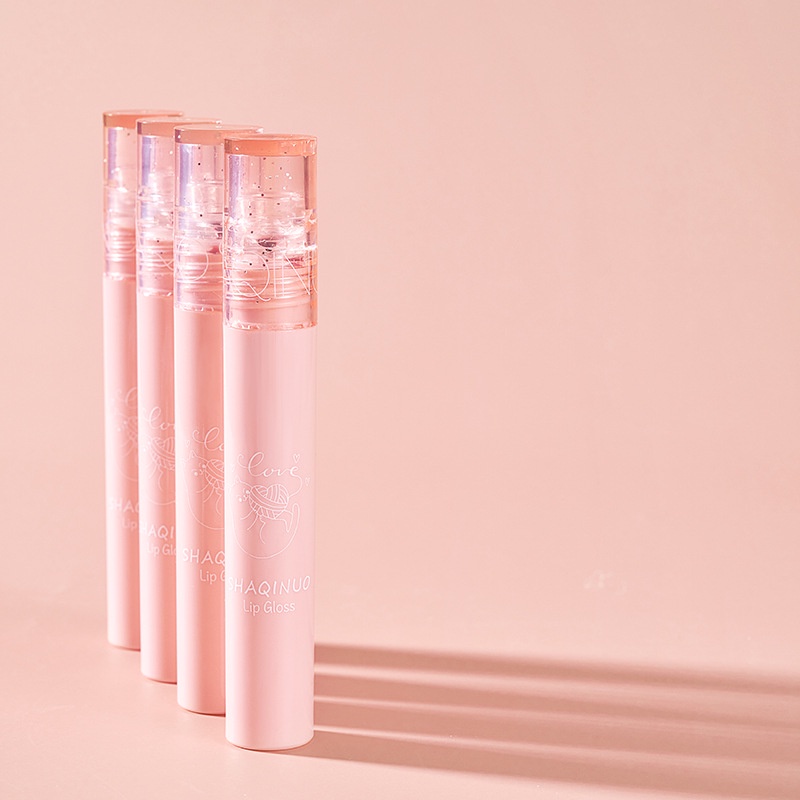 [Hàng mới về] Son bóng cấp ẩm Shaqinuo lâu trôi tông màu xinh xắn