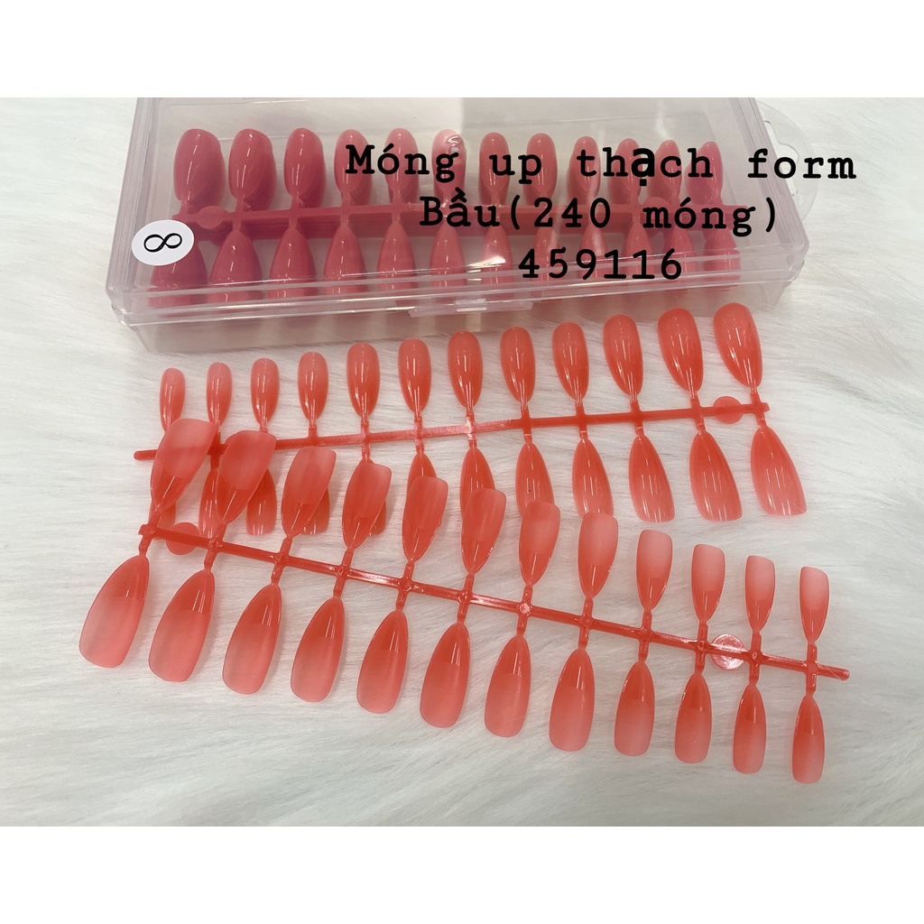 Móng Úp Thạch BẦU Nhiều Màu 240 MÓNG