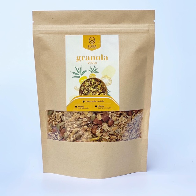 Granola - Ngũ cốc Ăn Kiêng Không Đường- Vị Dứa | BigBuy360 - bigbuy360.vn