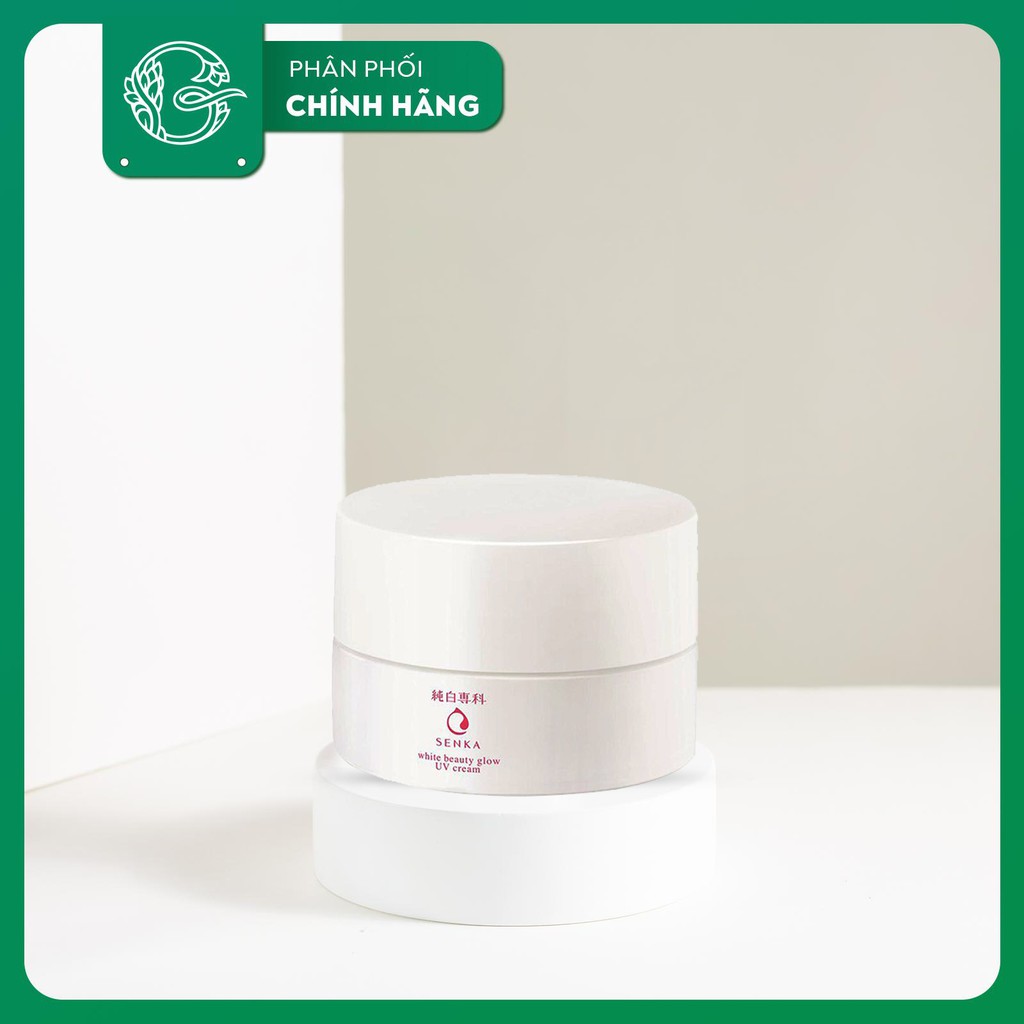 Kem Dưỡng Trắng Da Senka White Beauty Glow Gel Cream 50g