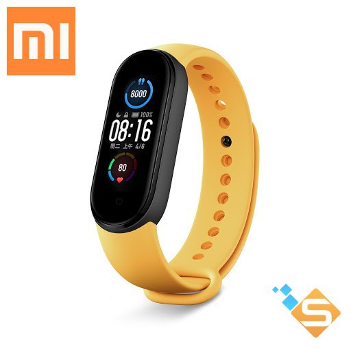 Vòng Đeo Tay Theo Dõi Sức Khỏe Thông Minh Xiaomi Mi Band 5 (Màu Đen) - Bảo Hành Chính Hãng 12 Tháng