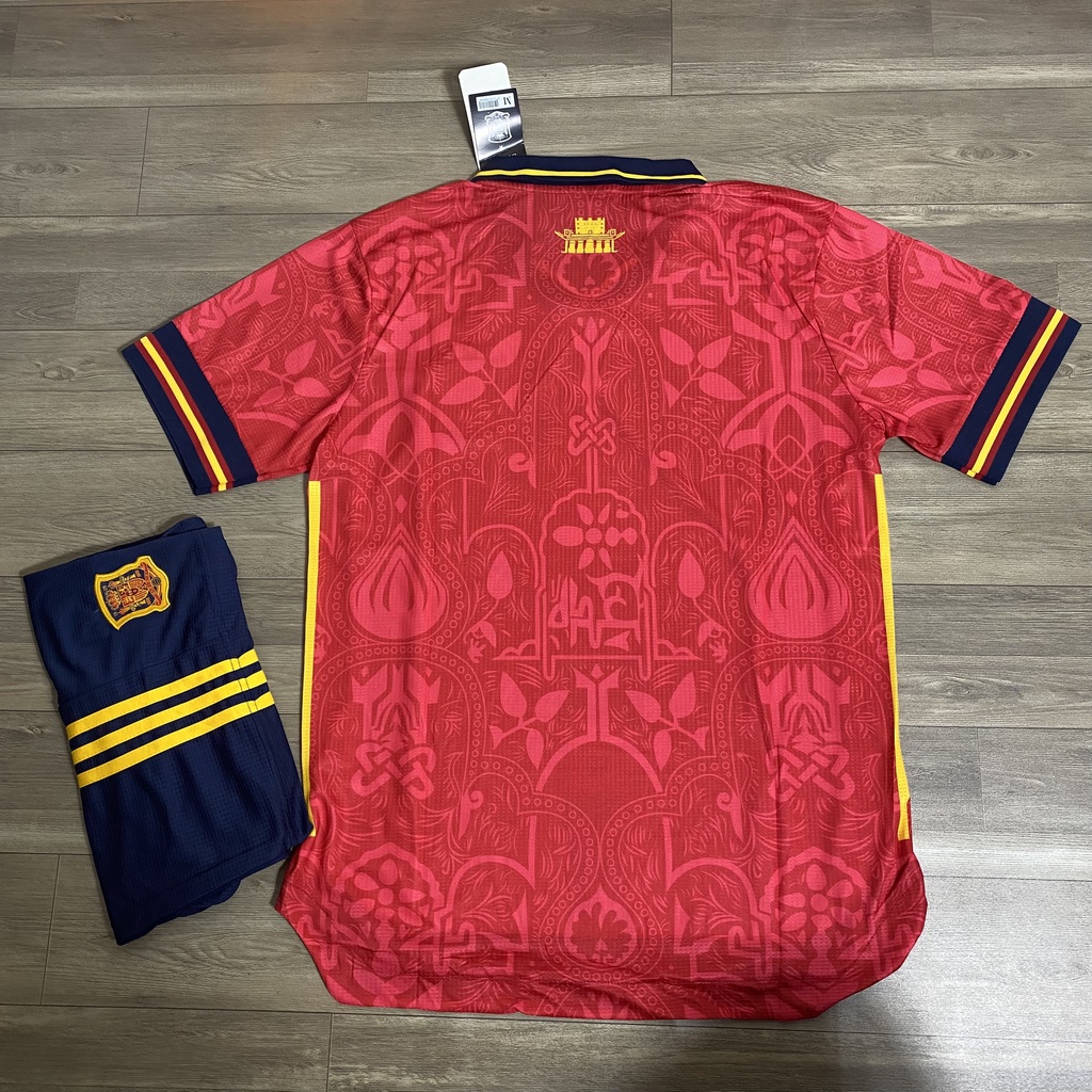 Free Ship - Bộ Quần Áo bóng đá Đội Tuyển Tây Ban Nha - Hàng  Thái Lan Chuẩn thi đấu