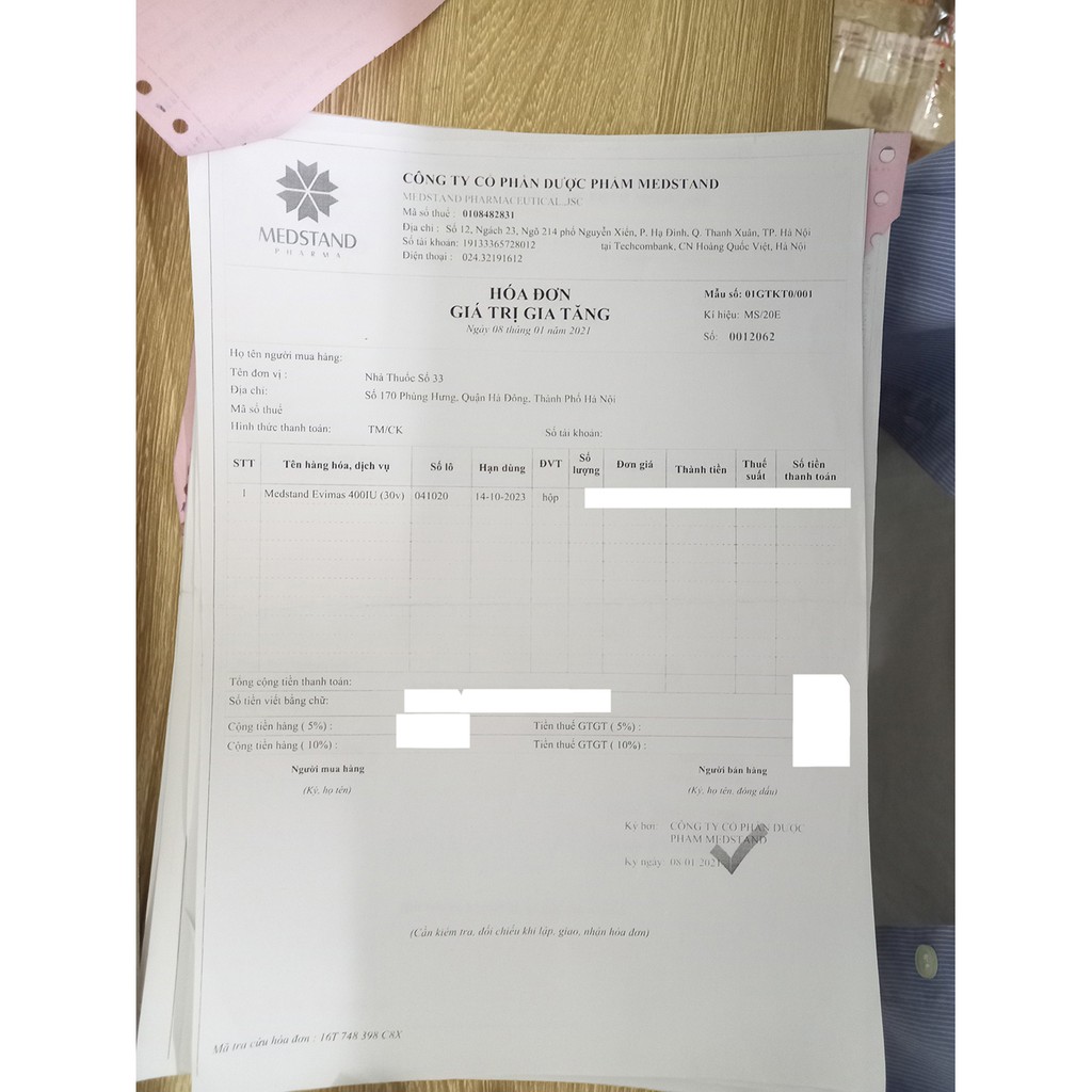 Viên uống đẹp da Vitamin E, dầu hoa anh thảo, lô hội Medstand Evimas 400IU- Hộp 30 Viên