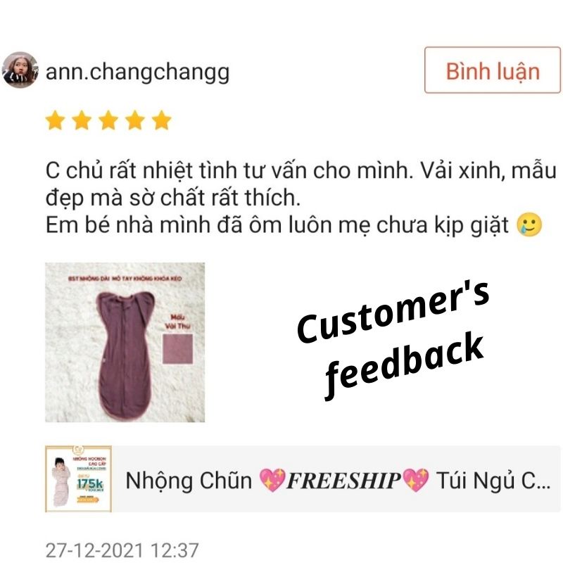 Nhộng Chũn 💖𝑭𝑹𝑬𝑬𝑺𝑯𝑰𝑷💖 Túi Ngủ Cho Bé Cao Cấp Giúp Bé Ngủ Ngon, Quấn Chũn Noonon NCD01