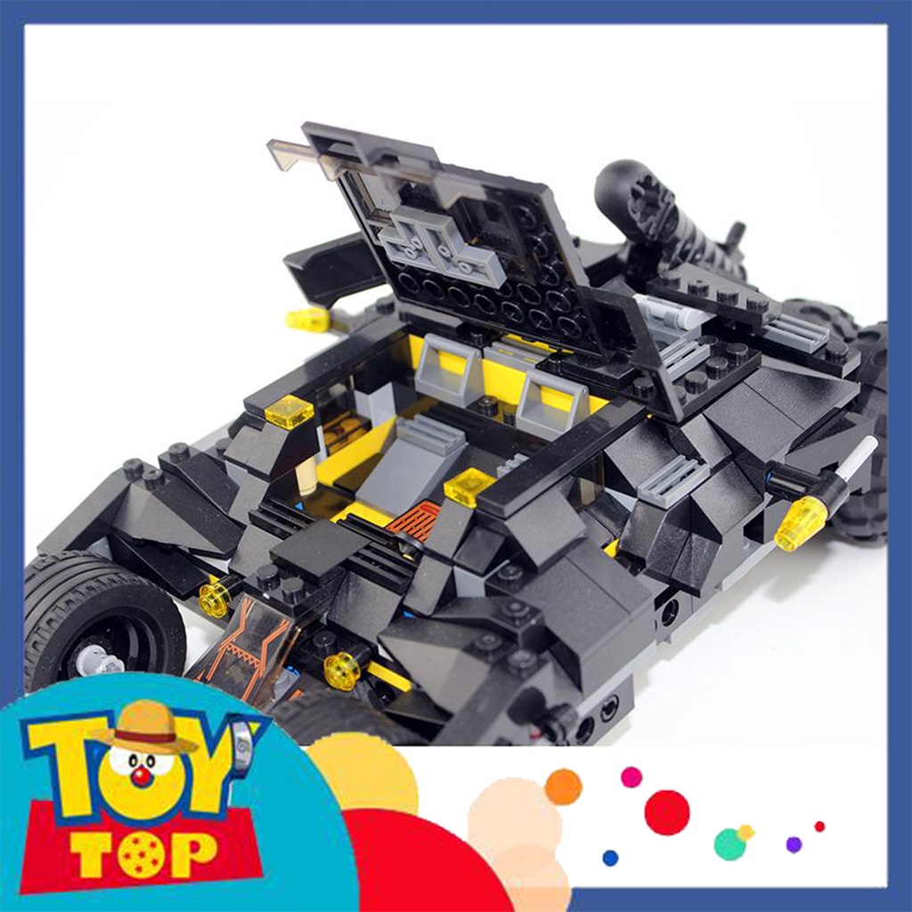 Đồ chơi lắp ráp ghép Batmobile xe ô tô địa hình cỡ trung Batman Tumbler của người dơi xếp hình Jisi / Dcool 7105