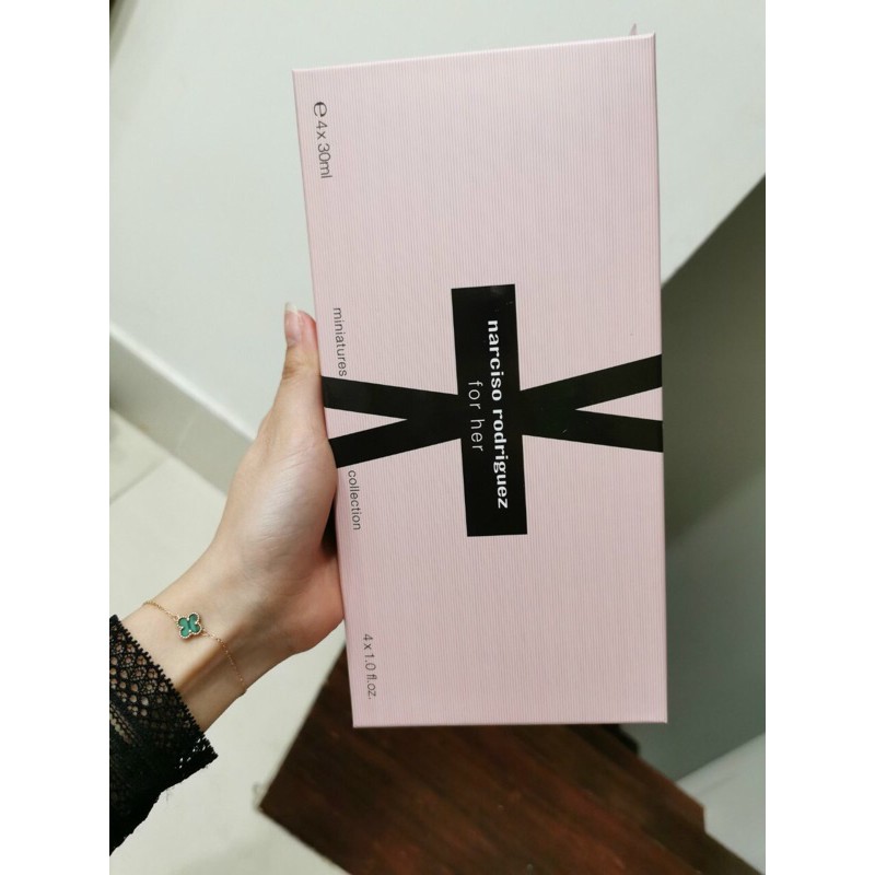 SET BỘ NƯỚC HOA NARCISO Mini 4 CHAI - 30ml/chai | Thế Giới Skin Care