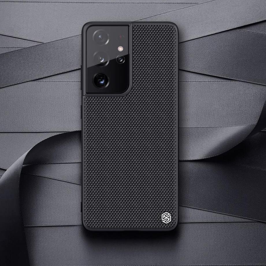 Ốp lưng Samsung Galaxy S21 Ultra chính hãng Nillkin Textured vải sợi