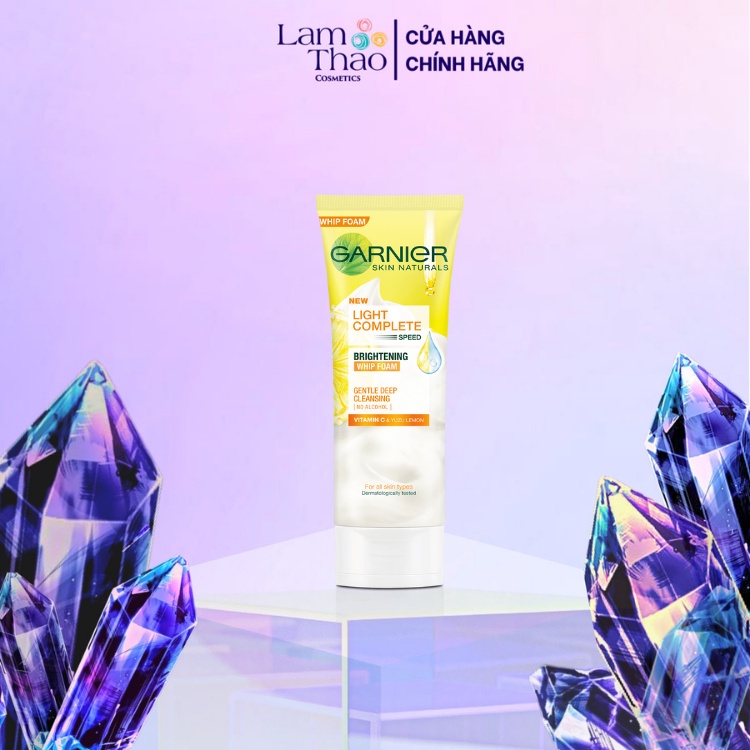 Sữa Rửa Mặt Sáng Da Mờ Thâm Garnier Light Complete Brightening Whip Foam