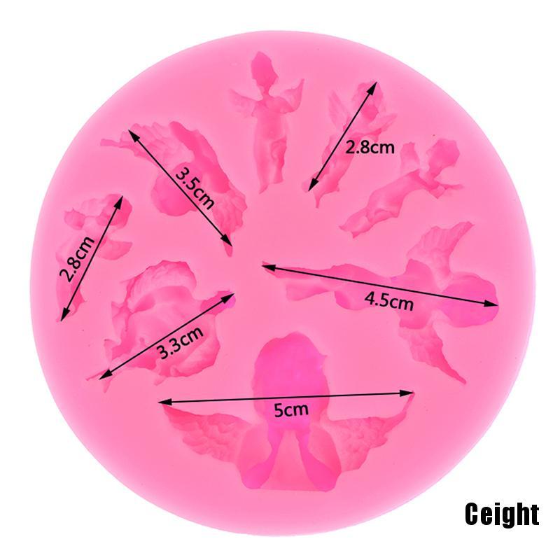 Khuôn Silicone Làm Bánh Hình Thiên Thần Đáng Yêu