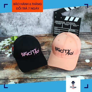 Nón Lưỡi Trai BIGCITYBOI Binz Đen Hồng Phấn [BH6T] / mũ kết / mu luoi trai / non ket / big city boi / big cityboi