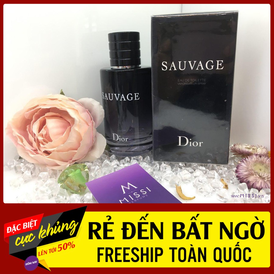 Nước Hoa Nam, Nước Hoa Sauvega 100ml Thơm Lâu, Hương Thơm Nam Tính, Sang Trọng, Lịch Lãm