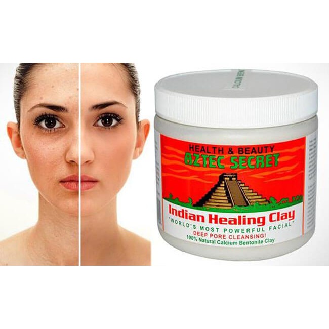 Bill US - Mặt nạ đất set Aztec Secret Indian Healing Clay 454g