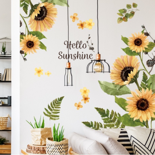 Decal trang trí tường - Các mẫu hoa và cây xinh