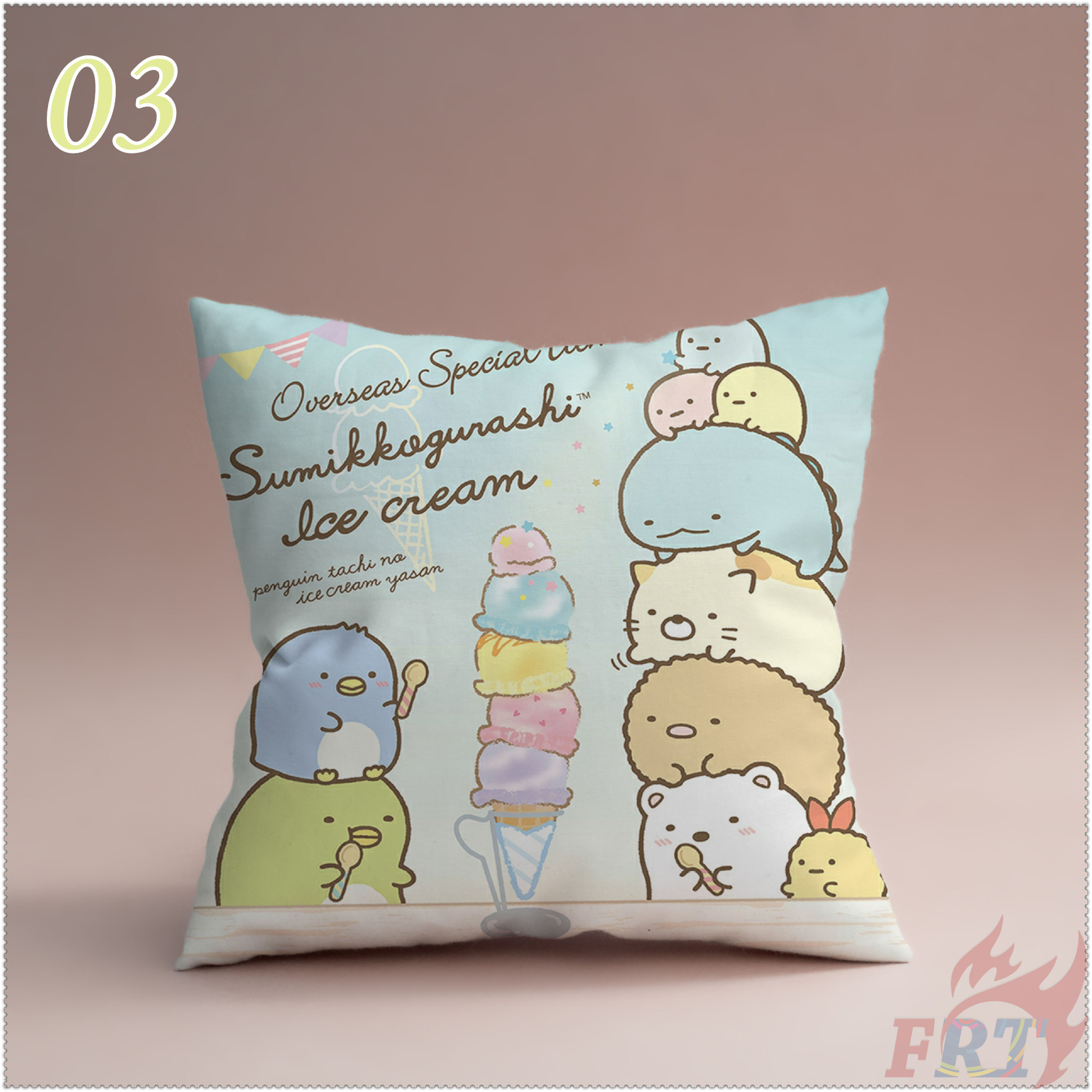 1 Vỏ Gối Sofa Trang Trí Hình Sumikkogurashi Series 02