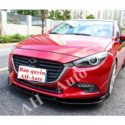 Líp Trước,Cản Trước Thể Thao Mazda 3 Đời2015-2019,2020-2023 Nhựa ABS Cao Cấp