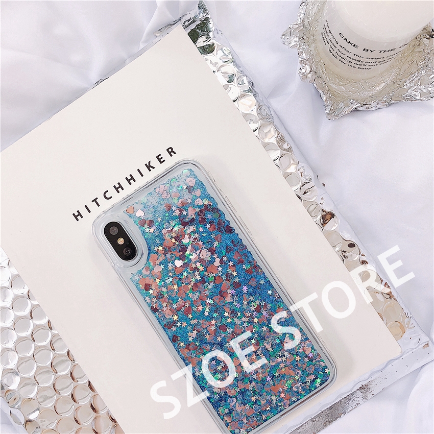 Xiaomi RedmiNote7 Note6pro Note5pro Note5A Note4 Redmi7 Liquid Glitter Love Quicksand Soft PhoneCase