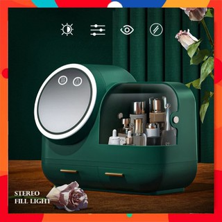 Tủ đựng mỹ phẩm - Có gương và đèn led selfie - đẳng cấp cá tính
