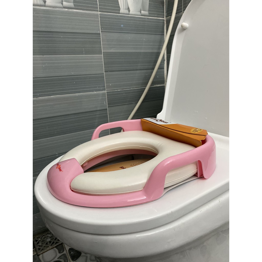 Bô trẻ em ,bệ thu nhỏ bồn cầu BABY DEER CÓ TAY VỊN CHO BÉ, BỆ TOILET, KỆ BỒN CẦU VỆ SINH CHO BÉ