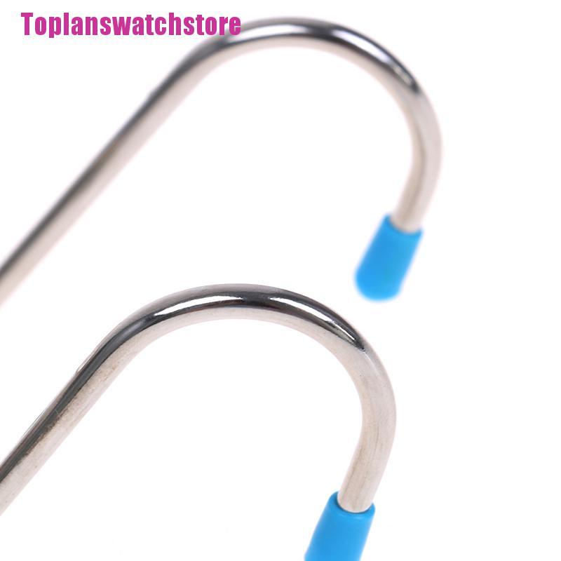 Móc Treo Đồ Hình Chữ S Bằng Thép Không Gỉ Tiện Dụng Cho Nhà Bếp / Phòng Tắm
