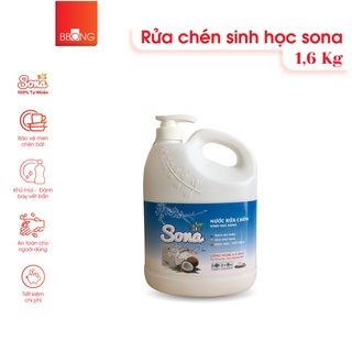 Nước rửa chén sona hương dừa 1,6kg