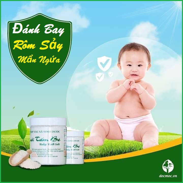 ❤️TRỪ RÔM SẢY MẨN NGỨA❤️Muối Tắm Bé Thảo Dược-Muối Tắm Bé Sinh Dược Cho Mẹ Và Bé