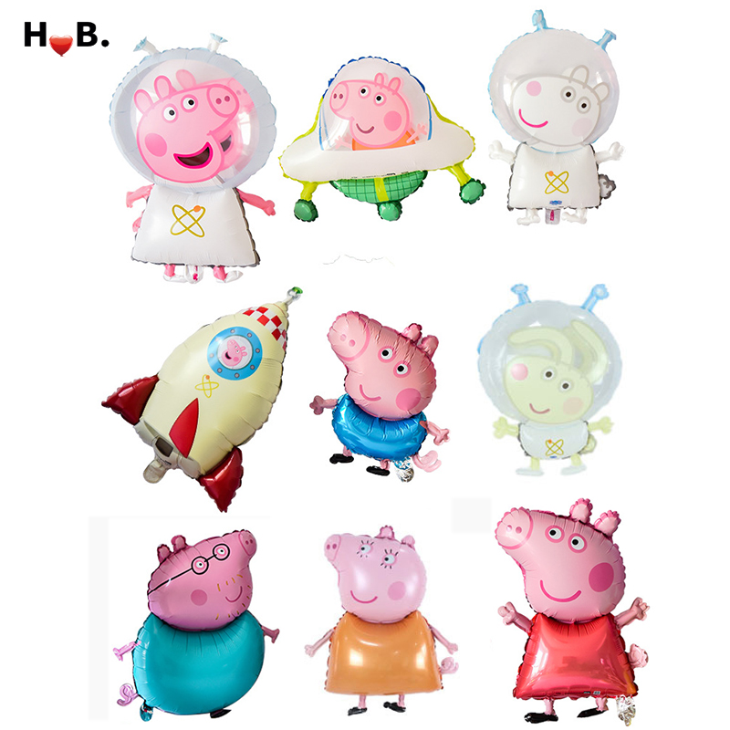 Bong Bóng Hình Heo Con Xinh Xắn Trang Trí Tiệc