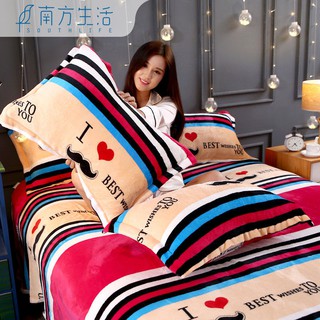 1 Cặp Vỏ Gối Lông Cừu Dày Dặn 48x74