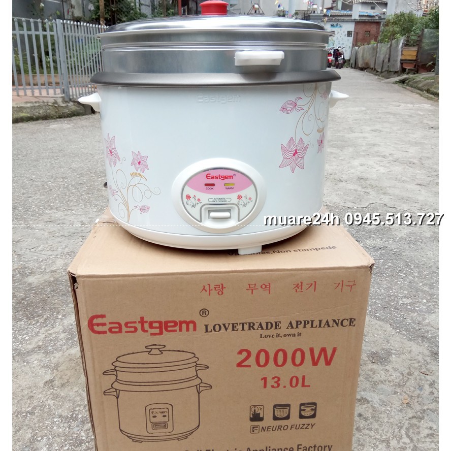 Nồi cơm công nghiệp Eastgem 13 lít Bảo hành 12 tháng | BigBuy360 - bigbuy360.vn