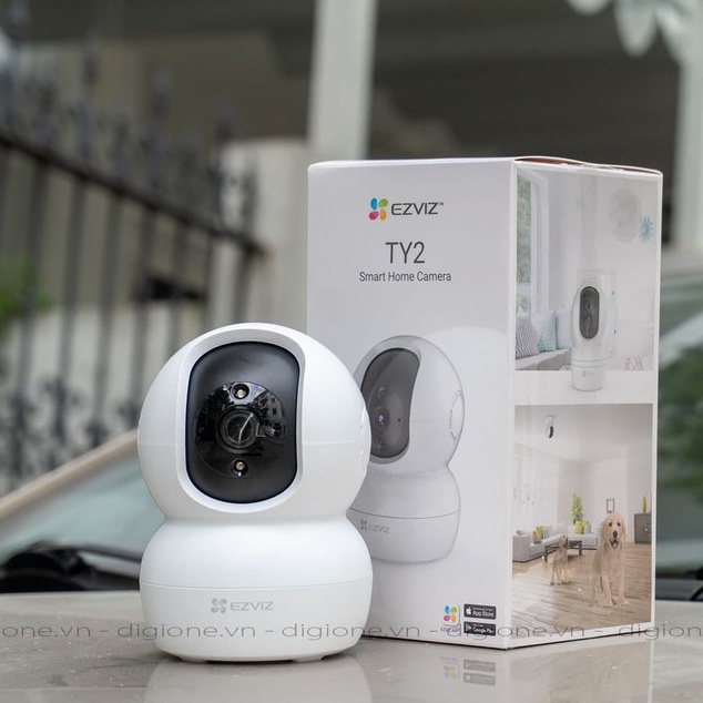 Camera EZVIZ TY2 1080P CS-TY2-B0-1G2WF - Camera quay quét 360 - Đàm thoại 2 chiều - Hỗ trợ thẻ nhớ - Hàng chính hãng