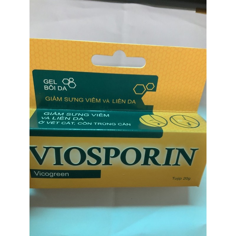 VIOSPORIN - GEL BÔI DA GIẢM SƯNG VIÊM VÀ LIỀN DA