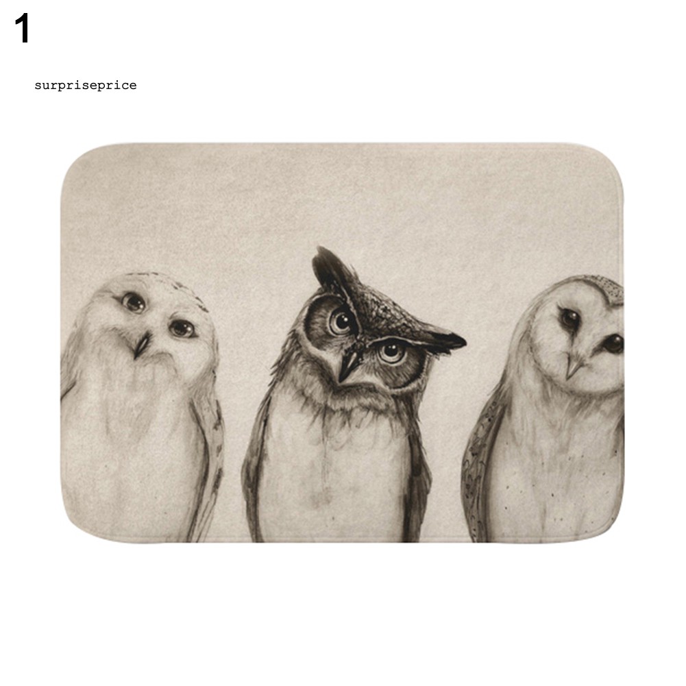 Thảm trải sàn chống trượt in hình hoạt hình xinh xắn