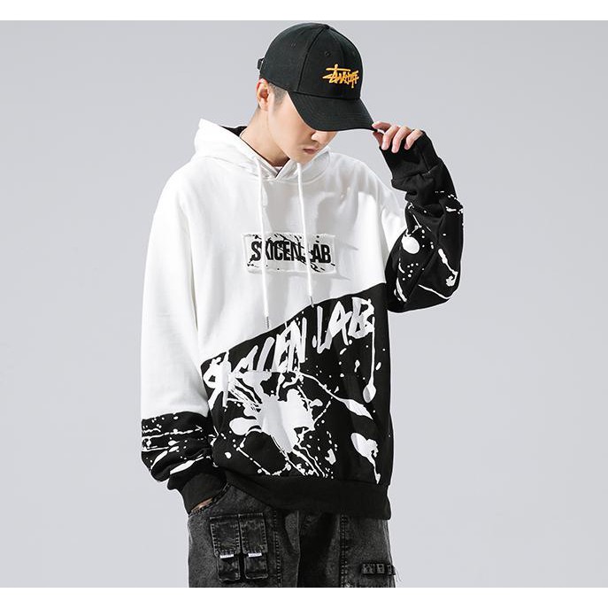 [Giá sốc] Áo HOODIE nam nữ phối màu Hàn quốc P2MM