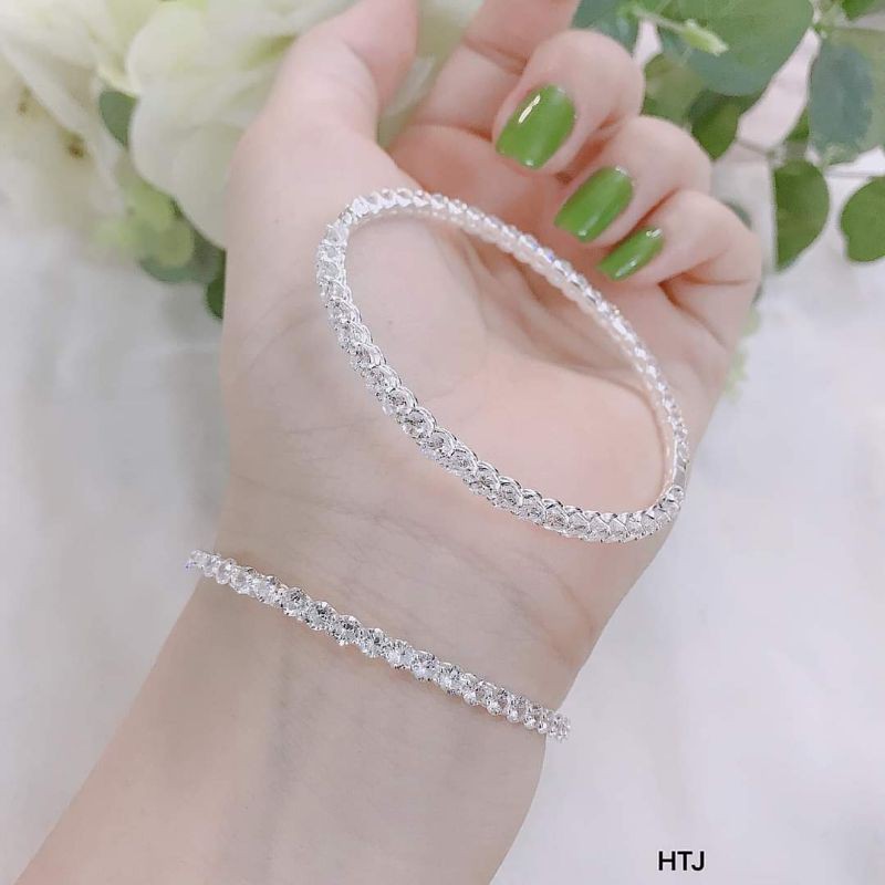 LẮC TAY BẠC FULL ĐÁ