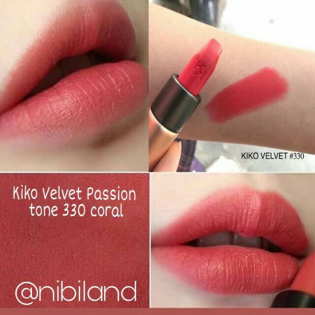 Son Kiko Velvet Passion_Đủ màu hot_Mua từ Đức