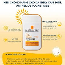 Kem Chống Nắng Dành Cho Da Thường & Da Khô Nhạy Cảm Anthelios Pocket SPF50+ La Roche-Posay - 30ml