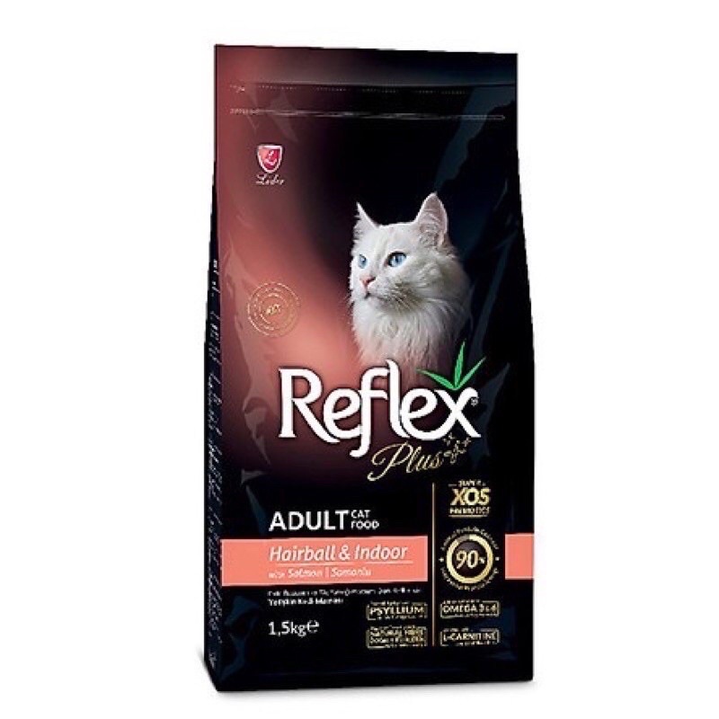 Thức ăn hạt REFLEX HAIRLBALL gói 1,5kg tiêu búi lông ở mèo