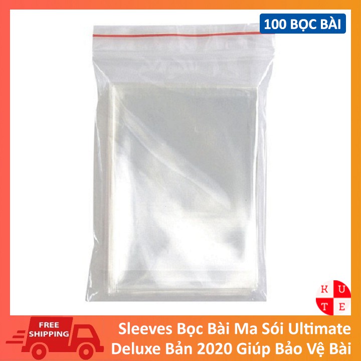 Sleeves Bọc Bài Ma Sói Ultimate Bảo Vệ Bài 6.4 x 9 cm 100 cái