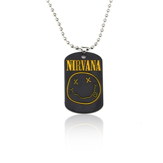 Vòng cổ Mặt Logo Nirvana Phong Cách Hip Hop