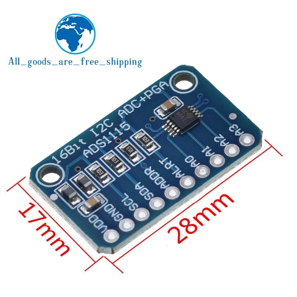 Mô đun khuếch đại ADC 4 kênh 16 BIT I2C ADS1115 chuyên dụng tiện lợi | BigBuy360 - bigbuy360.vn